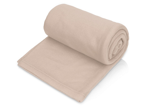 Плед флисовый Polar, бежевый