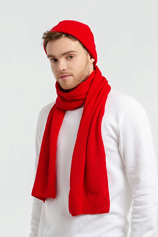 Шарф Life Explorer, красный (пламенный алый) - рис 6.