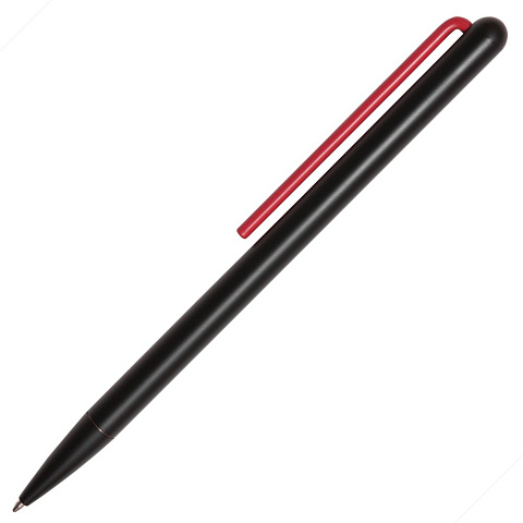 Шариковая ручка GrafeeX в чехле, черная с красным - рис 2.