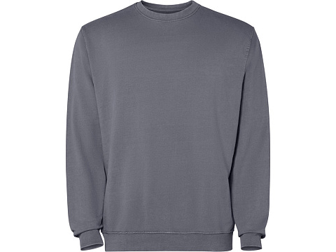 Свитшот Jaya унисекс, серо-голубой выстиранный