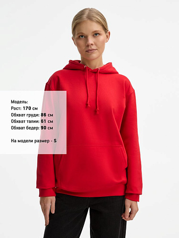 Худи унисекс Condor, розовое (лососевое) - рис 5.