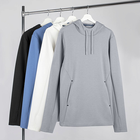 Худи унисекс Begi, серое - рис 4.