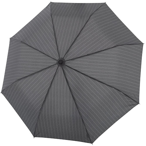 Складной зонт Fiber Magic Superstrong, серый в полоску - рис 2.