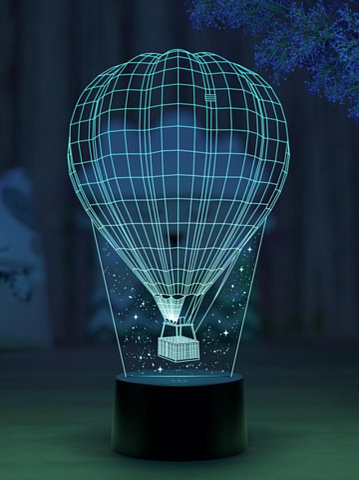 3D светильник Воздушный шар - рис 3.