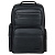 Рюкзак для ноутбука Santiago с кожаной отделкой, черный - миниатюра - рис 3.