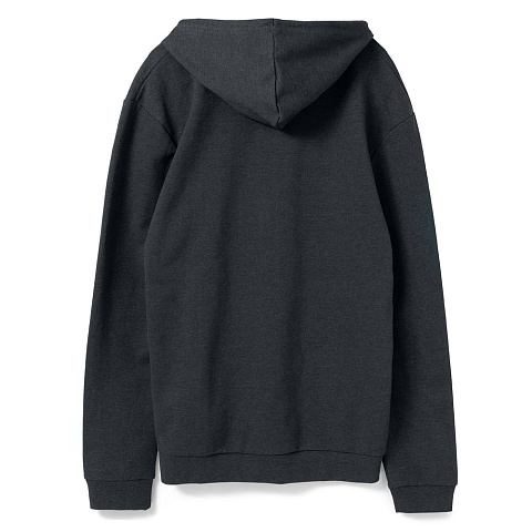 Толстовка с капюшоном унисекс Hoodie, темно-серая - рис 3.