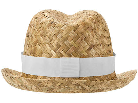 Pricus соломенная шляпа - Белый / Натуральный - рис 3.
