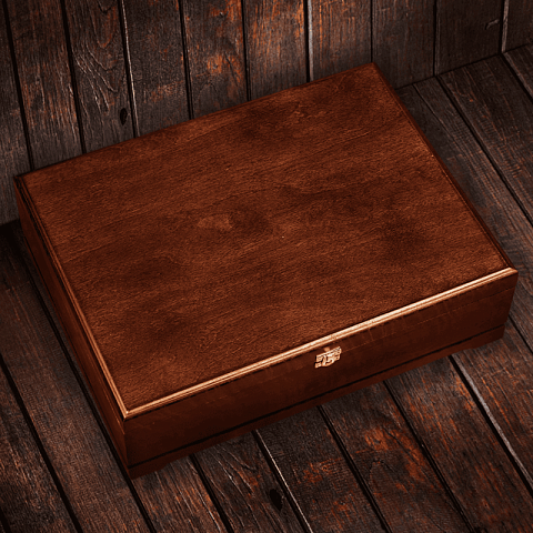 Набор бокалов для коньяка в шкатулке Лошадь - рис 2.