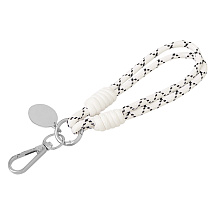 Брелок-браслет Bohemian, черно-белый