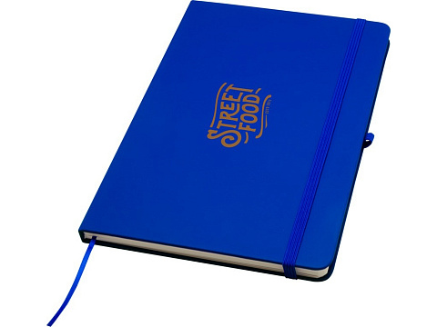 Блокнот Spectrum Plus формата A5 в твердой обложке - Ярко-синий - рис 6.