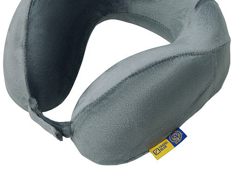 Подушка для путешествий с эффектом памяти Travel Blue Tranquility Pillow, увеличенная (212), цвет серый - рис 4.
