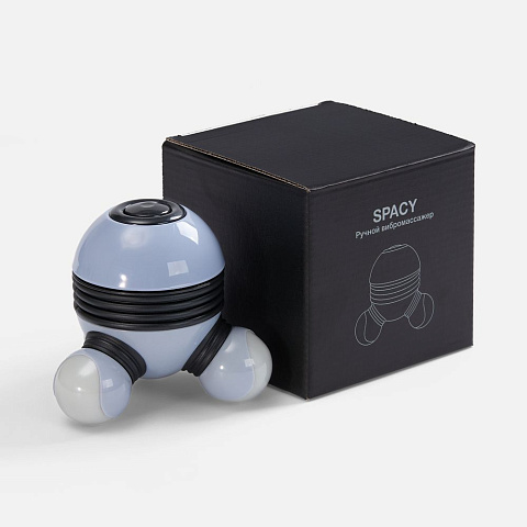 Ручной вибромассажер Spacy, серый с черным - рис 7.