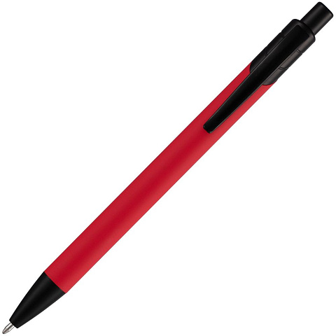 Ручка шариковая Undertone Black Soft Touch, красная - рис 5.