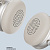 Беспроводные накладные наушники Stereo Light, BT 5.4, 300 мАч, песочно-золотой, Deppa - миниатюра - рис 3.