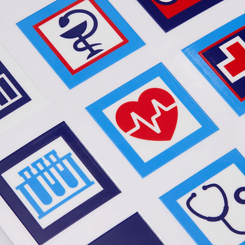 Стикерпак UV-DTF Industry, медицина - рис 3.