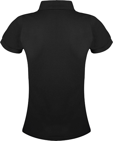 Рубашка поло женская Prime Women 200 черная - рис 3.