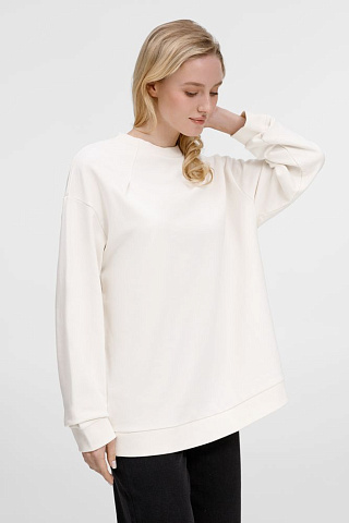 Свитшот унисекс Sinkopa, молочно-белый - рис 11.