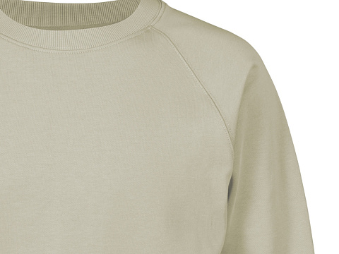 Свитшот оверсайз с рукавом реглан Belgrade, унисекс, оливковый - рис 2.