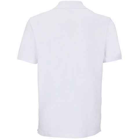 Рубашка поло унисекс Pegase, белая - рис 4.