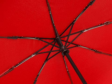 Зонт-автомат складной Reviver, красный - рис 5.
