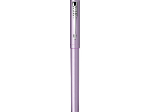 Ручка-роллер Parker Vector  XL Lilac CT, цвет чернил black, стержень: F, в подарочной упаковке. - рис 8.