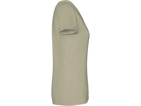 Футболка Fiyi женская, светлый хаки выстиранный - рис 4.