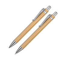 Набор из ручки и механического карандаша "Бамбук"