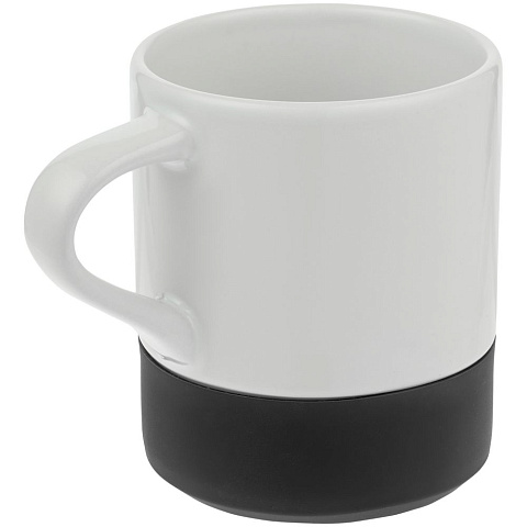 Кружка с силиконовой подставкой Protege, черная - рис 3.