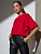 Футболка Oversize Premium, красная - миниатюра - рис 5.