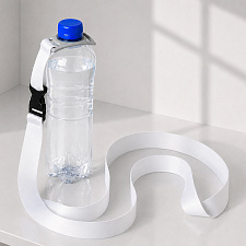 Лента 2,5 см под сублимацию с держателем для бутылок воды и межуровневым замком L