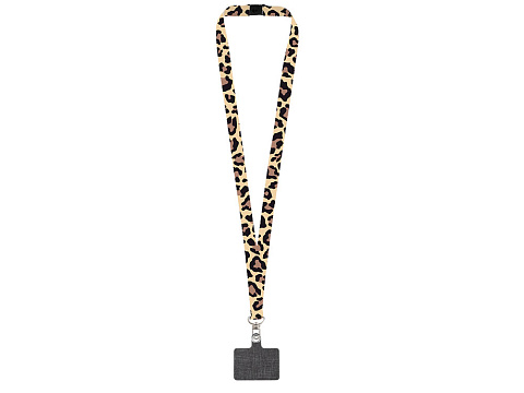 Ланъярд 2,5 см под сублимацию с трендовым карабином, замком обрыва и большим держателем для телефона из ПЭ - рис 3.