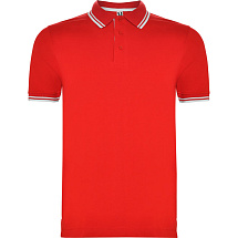 Рубашка поло Montreal мужская, красный/белый