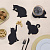 Магнитные подставки под стаканы Коты - миниатюра - рис 4.