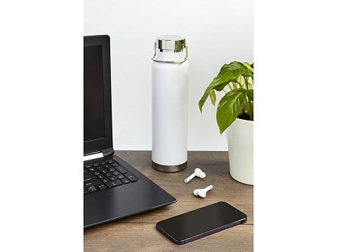 Бутылка для воды с вакуумной изоляцией Thor объемом 650 мл из переработанной нержавеющей стали, сертифицированной по стандарту RCS - Ярко-синий - рис 5.