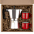 Набор для кофе Dacha, красный - миниатюра - рис 3.