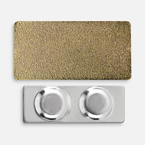Значок Magnet Matto, золотистый глянцевый - рис 5.