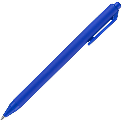 Ручка шариковая Cursive Soft Touch, синяя - рис 4.