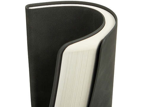 Блокнот А5 в гибкой обложке Chaplin, серый - рис 11.