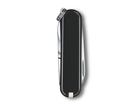 Нож-брелок VICTORINOX Classic SD Colors Dark Illusion, 58 мм, 7 функций, чёрный - рис 3.