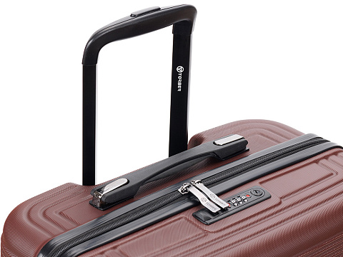 Чемодан TORBER Onego, бордовый, ABS-пластик, 79,5 х 51 х 29 см, 103 л - рис 7.