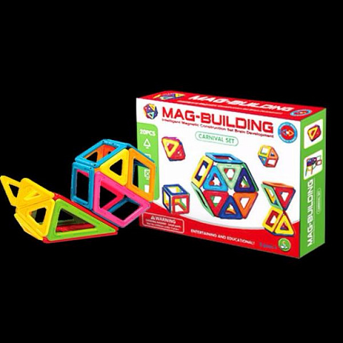 Магнитный конструктор MAG BUILDING (20 деталей) - рис 3.