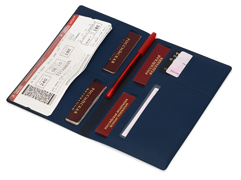 Семейный органайзер для путешествия Favor, темно-синий/темно-серый - рис 2.