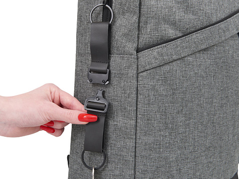 Отстегивающийся брелок-ремувка из эко-кожи Ninja, черный - рис 5.