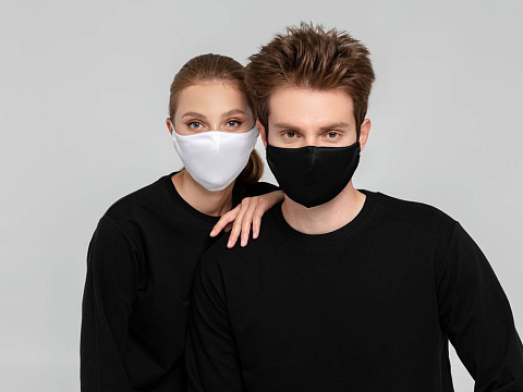 Маска для лица, белая - рис 12.