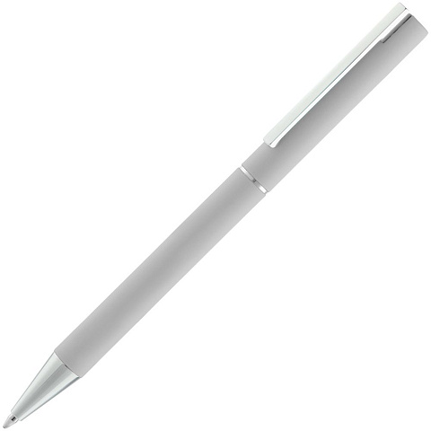 Ручка шариковая Blade Soft Touch, серая - рис 2.