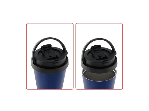 Термокружка из нерж. стали тм THERMOcafe TCCM-500KA (DBL) 0,5L - рис 3.