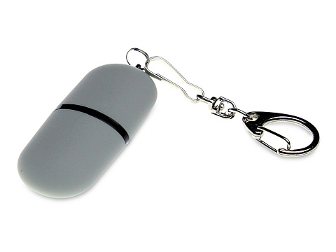 Флешка Goutte Soft-touch на 4 Гб, серый