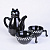 Заварник с чашками Кошка - миниатюра - рис 5.