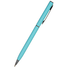 Ручка шариковая автоматическая BrunoVisconti® PALERMO цвет корпуса бирюзовый, soft-touch, 0.7 мм