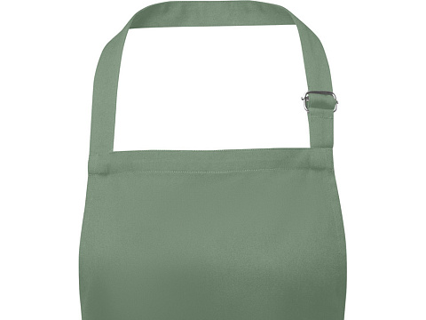 Фартук Andrea плотностью 240 г/м² с регулируемой завязкой на шее - Зеленый яркий - рис 3.